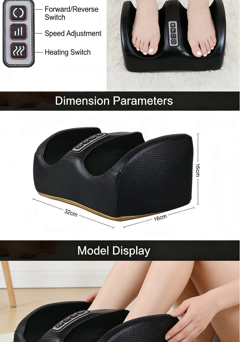 مساج كهربائي للقدمين والساقين مع تدفئة – جهاز مساج صغير محمول لتخفيف الألم، الاسترخاء، اعتلال الأعصاب السكري والتورم - Image 2